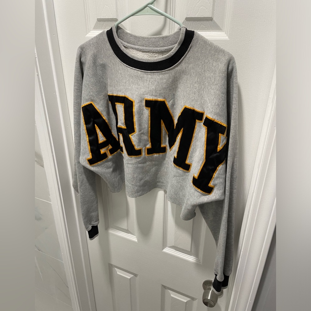 ARMY crop top sweater